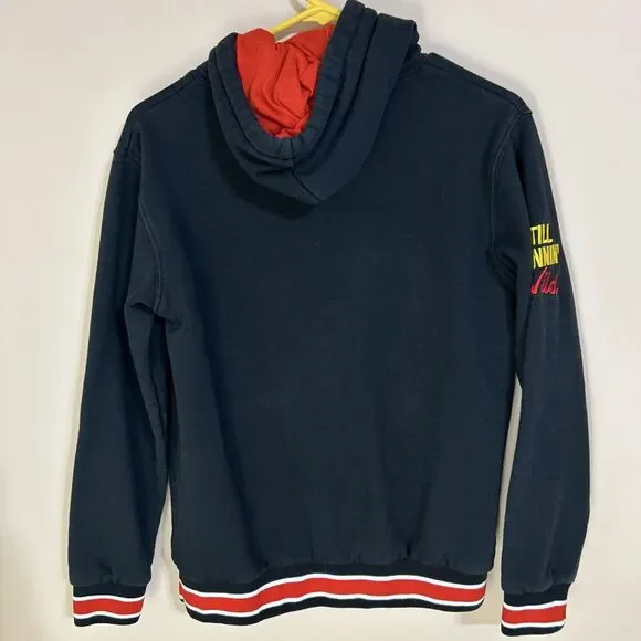 Vtg WWE Hulk Hogan Black Hulkamania Sweatshirt Hoodie Small Still Runnin Wild - Picture 6 of 12